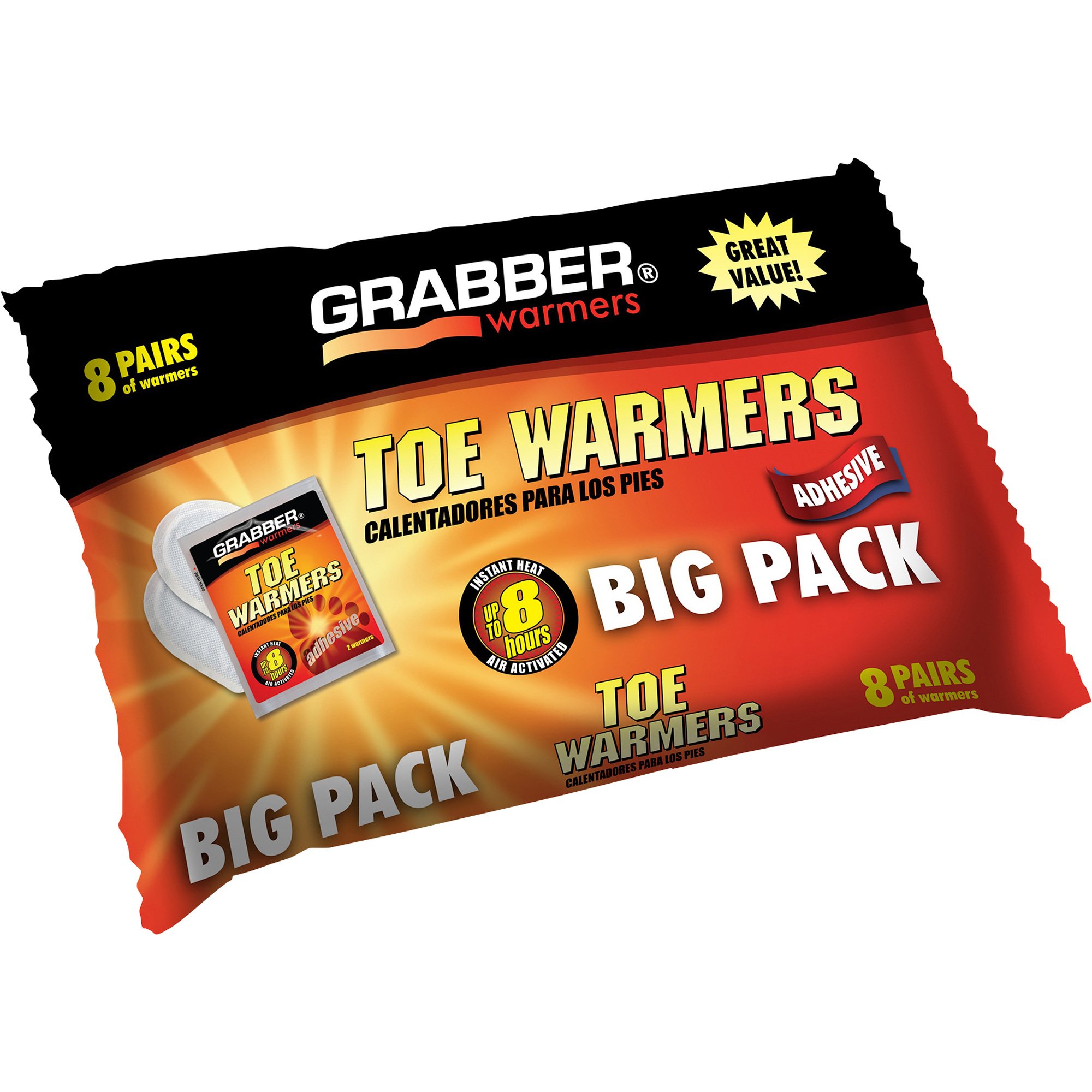 Grabber Warmers Toe Warmer Pack — 8 Pairs Northern Tool